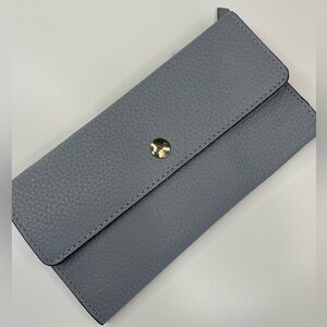 Lodis‎ Elegant Gray Leather Wallet NWOT